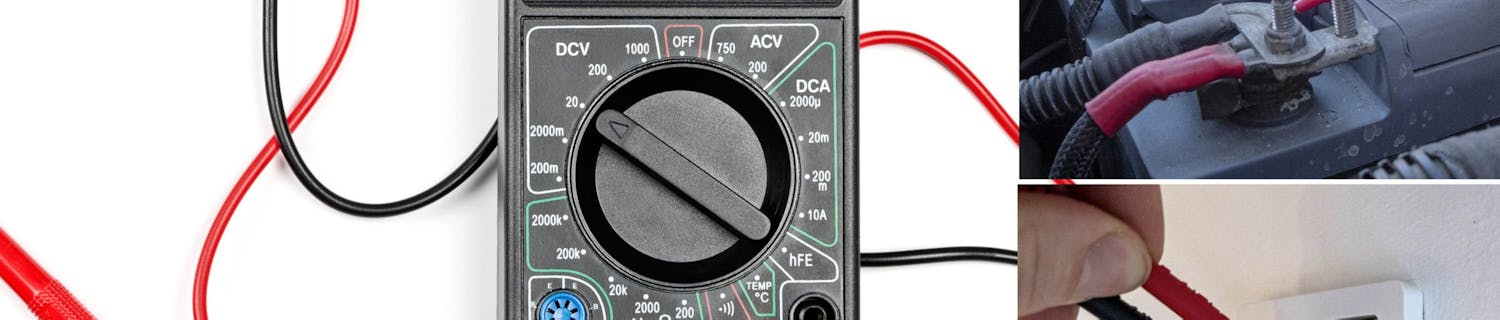 Sådan måler du med et multimeter Multimeter
